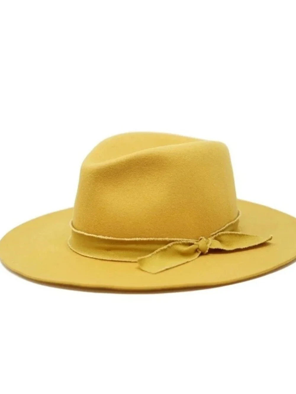 Olive & Pique Wool Felt  Wide Brim Floppy Panama Hat